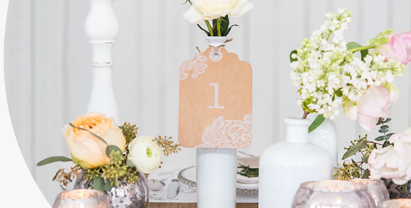 Table Numbers, Place Cards & Holders