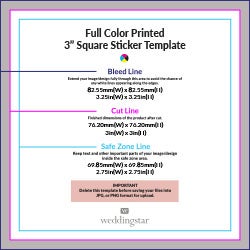 3 inch square sticker template